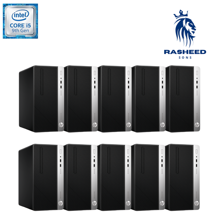 Certified Pre-Owned HP ProDesk 400 G6 - Intel Core i5 9th Gen, 8GB DDR4, 256GB SSD - Pack of 10