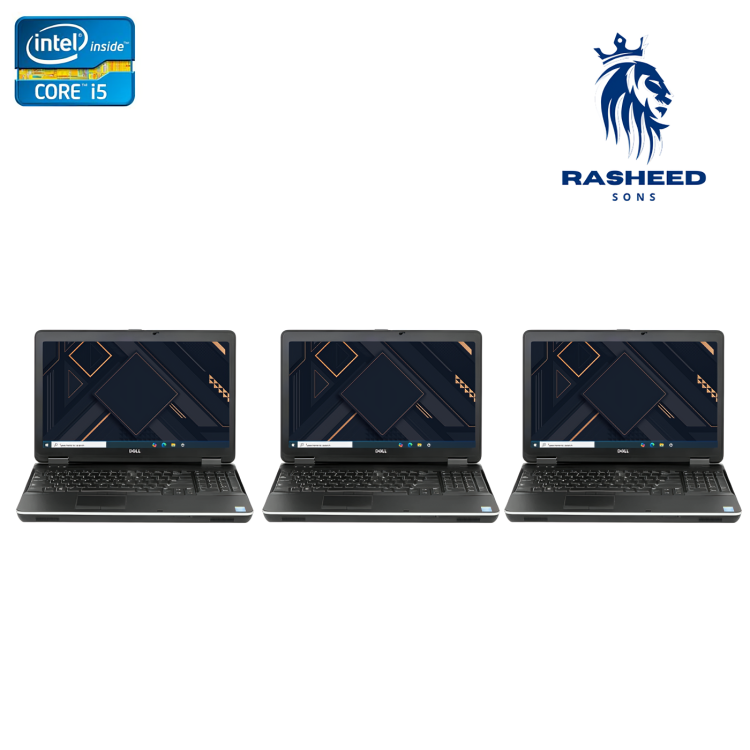 Certified Pre-Owned Dell Latitude E6540 - Intel Core i5 8GB RAM 256GB SSD - Pack of 3