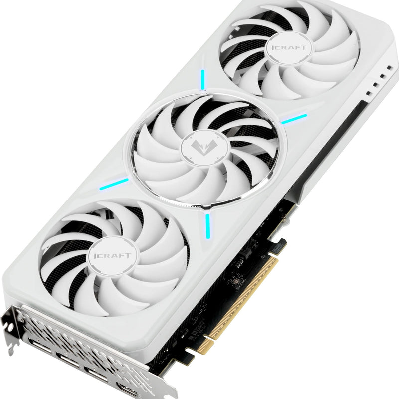 MAXSUN Intel Arc B580 iCraft 12G graphics card, white