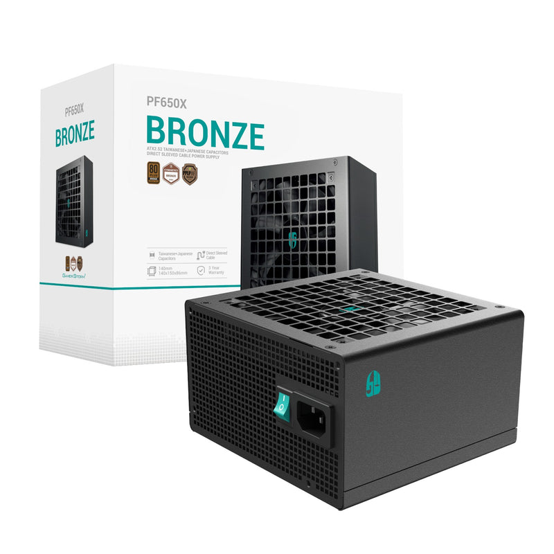 DeepCool PF650-X 650W 80 PLUS Bronze power supply