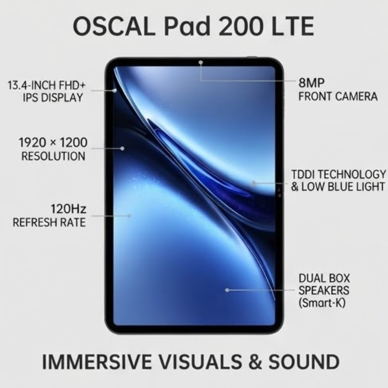 OSCAL Pad 200 LTE 13.4