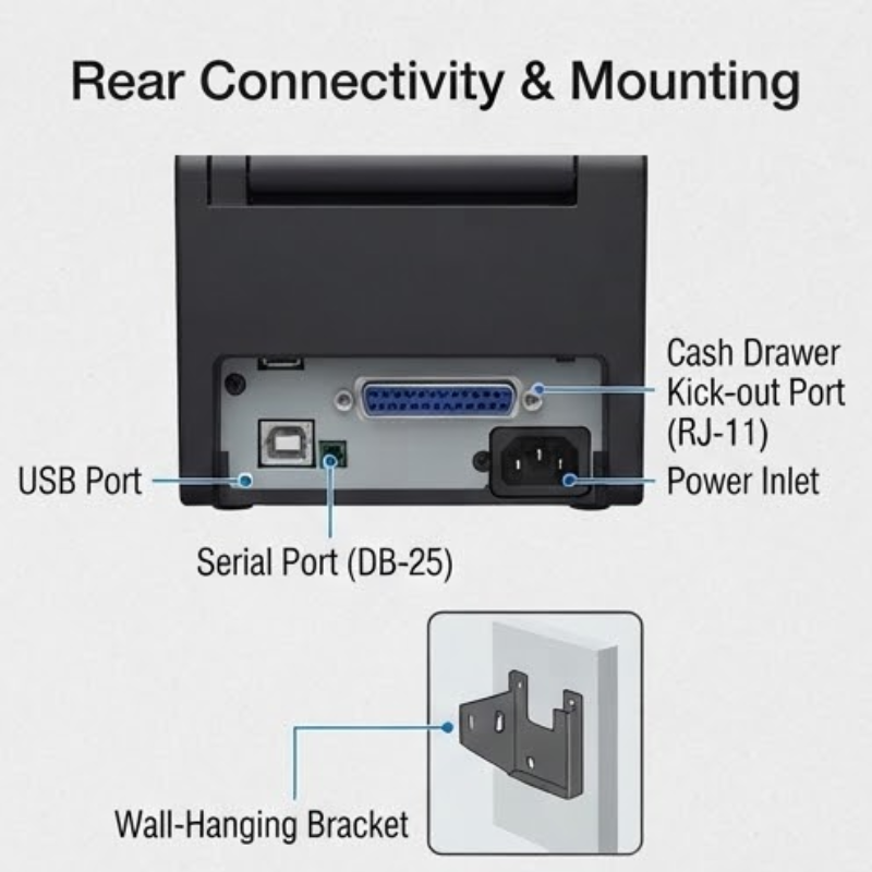 Epson TM-T20III-011 Thermal POS Receipt Printer