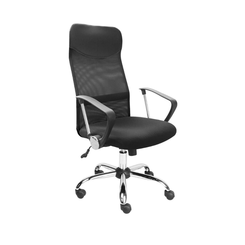 Ergonomic High-Back Office Chair with Mesh Back and Lumbar Support