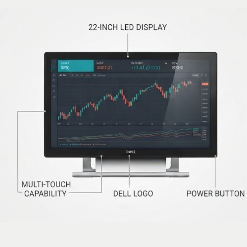 Refurbished Dell S2240T 22-inch Multi-Touch LED Monitor