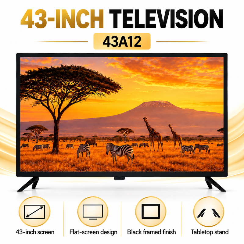 Condere 43A12 43-Inch Flat Screen LCD Television – Black
