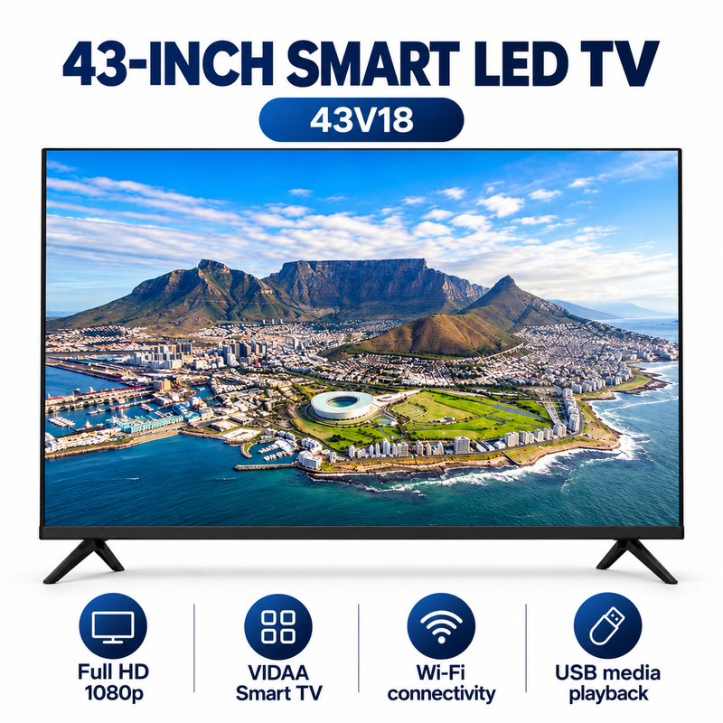 Condere 43V18 Plus 43-Inch Full HD VIDAA Smart LED TV