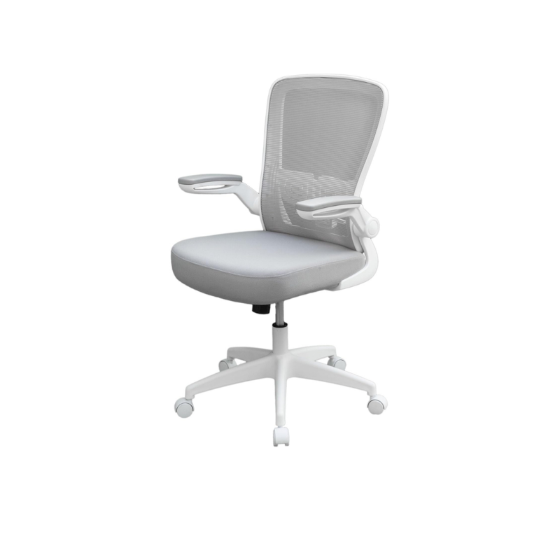 Ergonomic Office Chair with Mesh Back, Lumbar Support and Flip-Up Arms