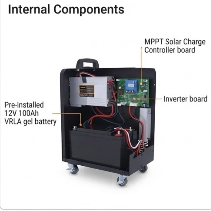Kool Energy 1KW Plug-and-Play Inverter with 100Ah Gel Battery
