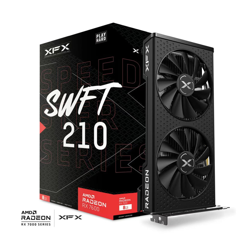 Ryzen 5 5500 + Radeon RX 7600 8GB Gaming PC | 16GB RAM | 512GB NVMe | ARGB