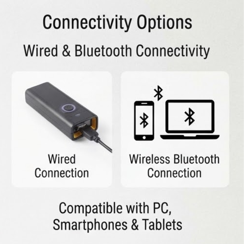 M4P Wireless 1D 2D Barcode Scanner with Bluetooth