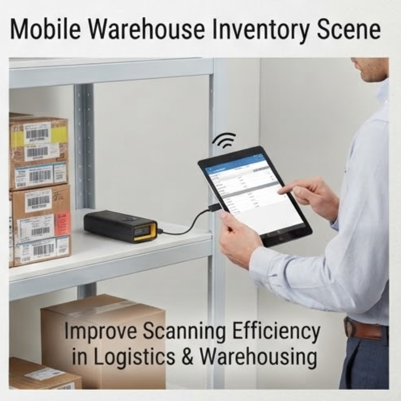 M4P Wireless 1D 2D Barcode Scanner with Bluetooth
