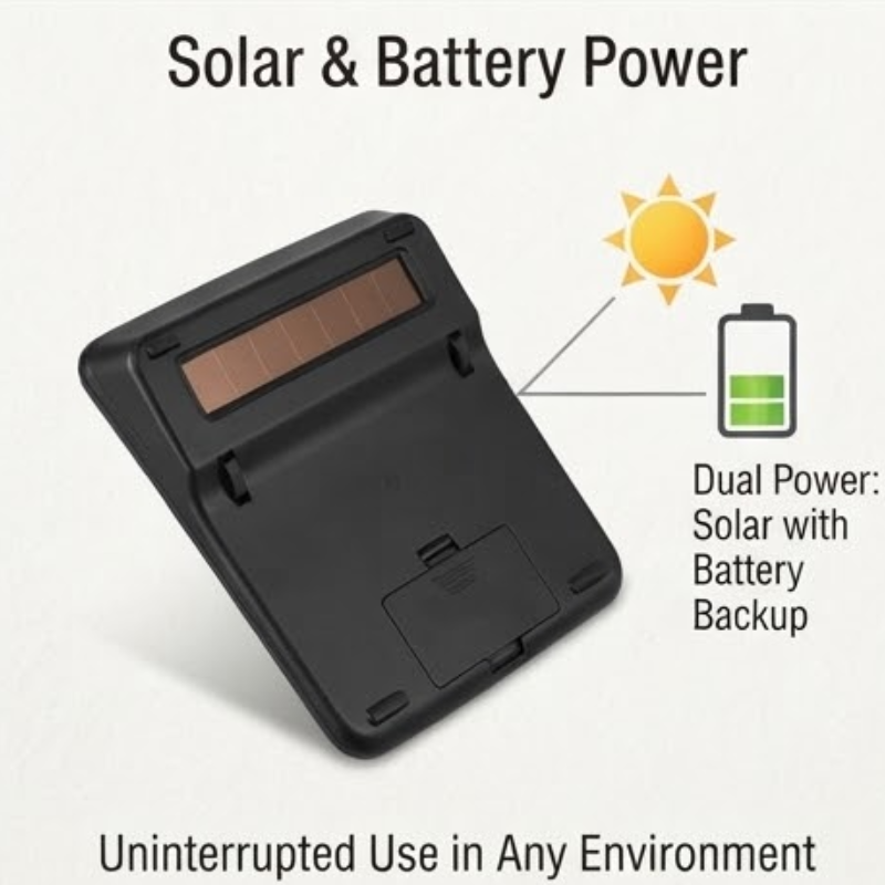 Marco CAL028B 12-Digit Electronic Solar Desktop Calculator