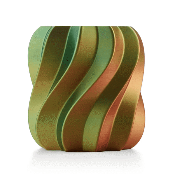 Anycubic PLA Silk Tri-Color Filament – Red Yellow Green
