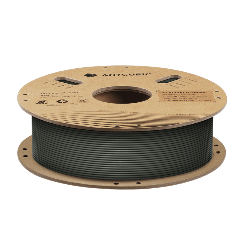 Anycubic PLA Matte Filament 1kg – Black