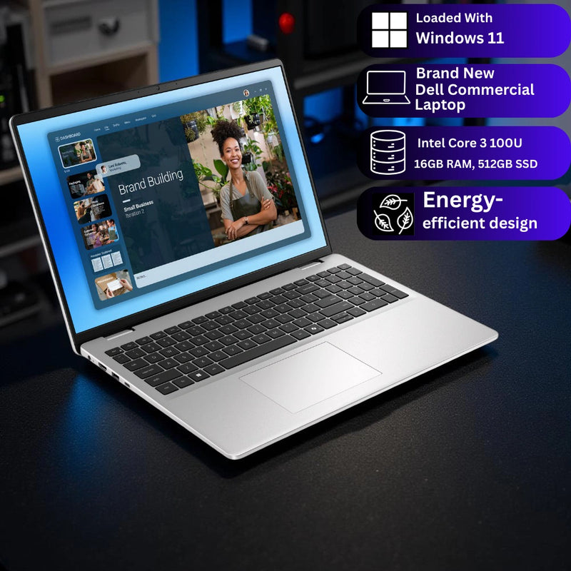 Dell 16 DC16250 – Intel Core 5 120U | 16GB RAM | 512GB SSD | 16″ FHD+ | Windows 11 | Brand New