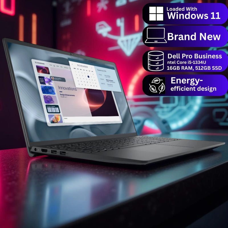 Dell Pro 15 Essential PV15250 – Intel Core i5-1334U | 16GB RAM | 512GB SSD | 15.6