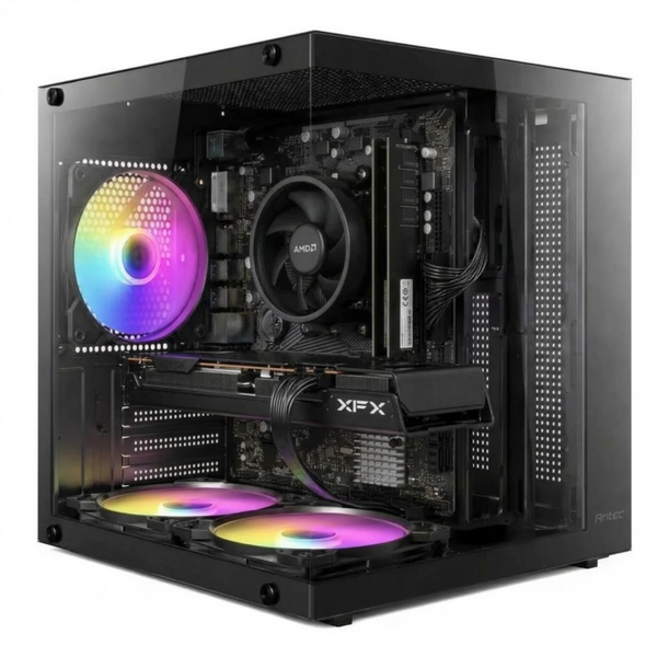 Ryzen 5 5500 + Radeon RX 7600 8GB Gaming PC | 16GB RAM | 512GB NVMe | ARGB