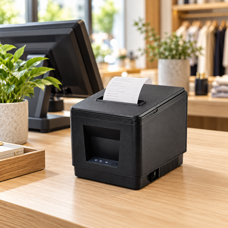H200N Click Tech Mini USB Thermal Receipt Printer – Black