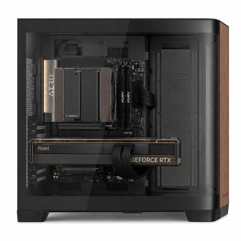 Wooden aesthetic (Pre-Build)RTX 5080, Ryzen 7 7800X3D,32gb Ram