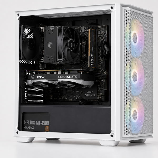 (Pre-Built) Budget Gaming PC Ryzen 5 3400G, 8GB ddr4, MSI RTX 5050 Ventus 2X OC