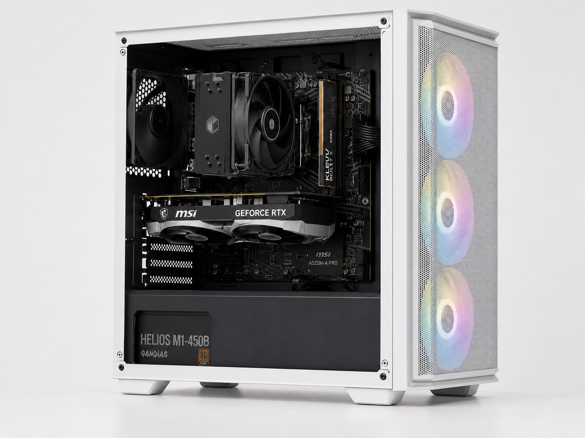 (Pre-Built) Budget Gaming PC Ryzen 5 3400G, 8GB ddr4, MSI RTX 5050 Ventus 2X OC