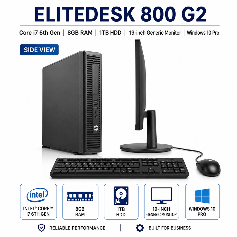 Refurbished HP EliteDesk 800 G2 Desktop
