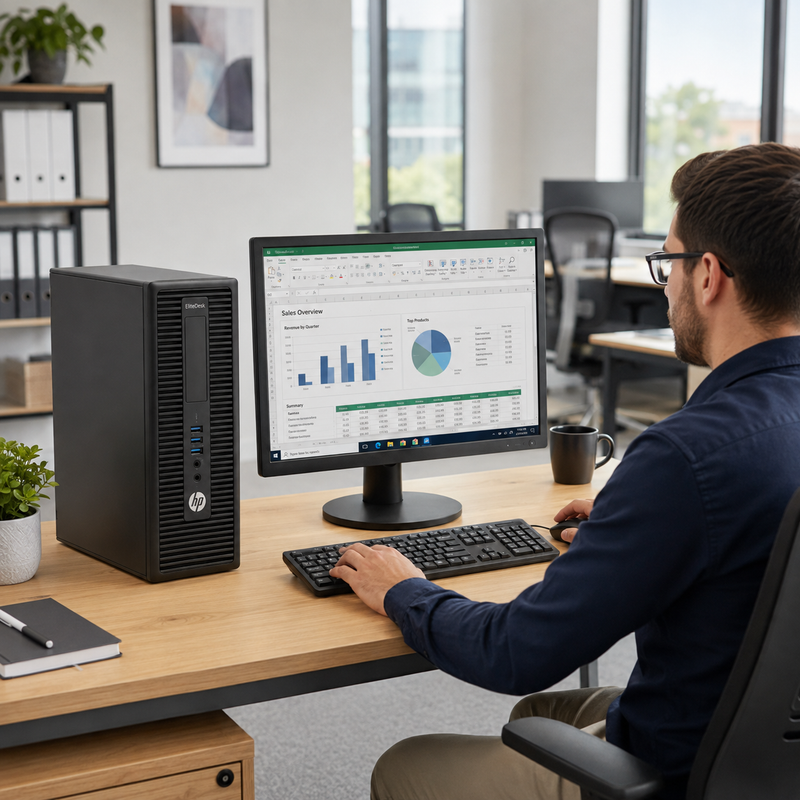 Refurbished HP EliteDesk 800 G2 Desktop