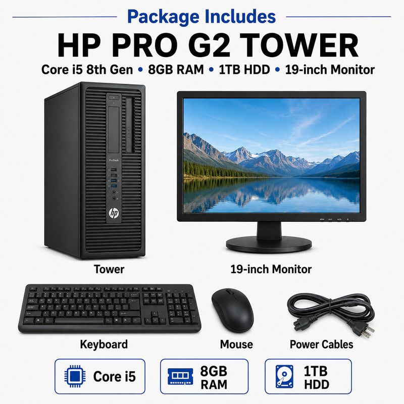 Refurbished HP 290 G2 Tower