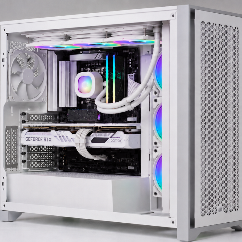 1440p Gaming PC Intel Core Ultra 5 245K Gaming Desktop PC | ASRock RX 9060 XT Steel Legend 16GB | 32GB DDR5 RGB | [SSD Capacity] M.2 SSD | Windows 11 [Home]