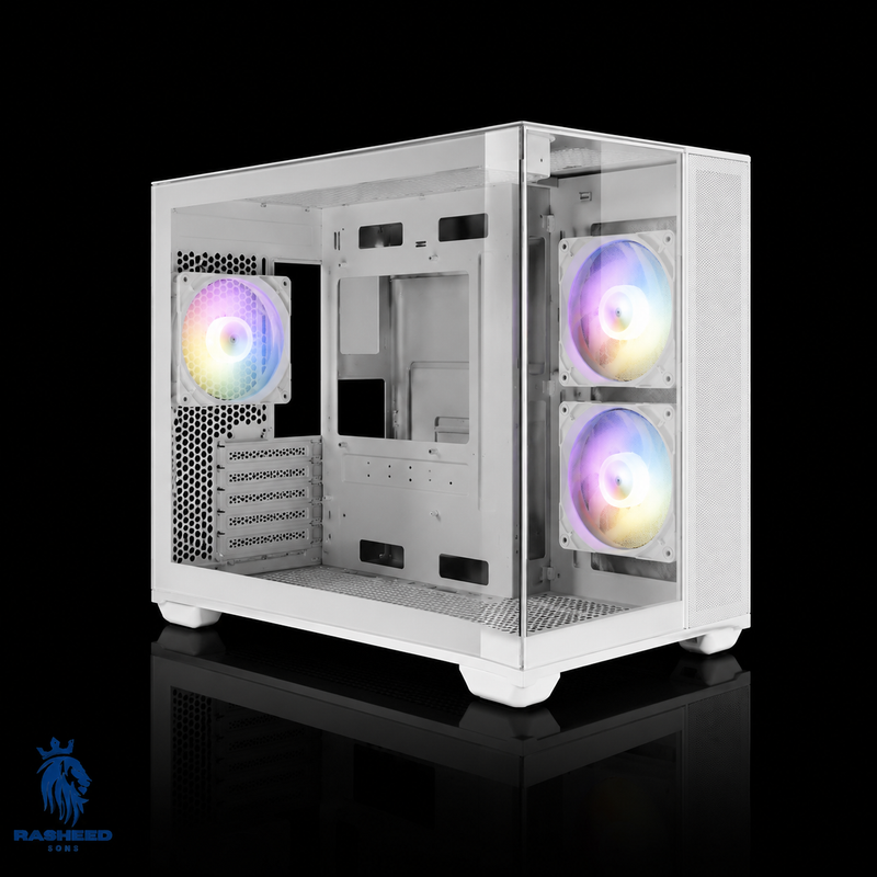 4k Small Form Factor Gaming PC Intel Core Ultra 5 250KF Plus Gaming PC | Sapphire RX 9060 XT 16GB | 16GB DDR5 | M.2 SSD | 850W Gold | White ARGB Build