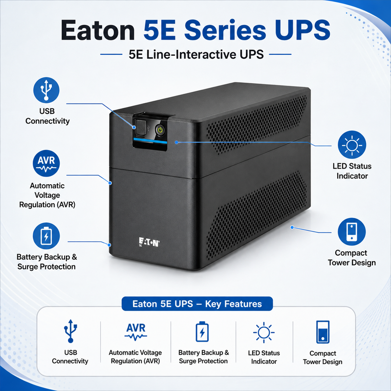 Eaton 5E Gen2 1600VA/900W UPS
