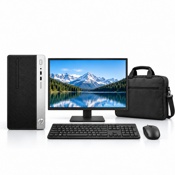 HP ProDesk 400 G6 MT i5 Desktop Bundle + 19” Monitor