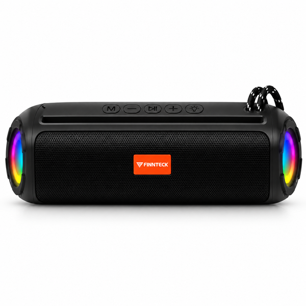 Finnteck CH-3222 8W Portable Bluetooth Speaker with LED Lights