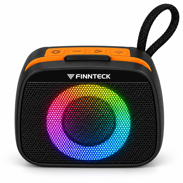 Finnteck CH-3019 10W Portable Bluetooth Speaker with LED Lights