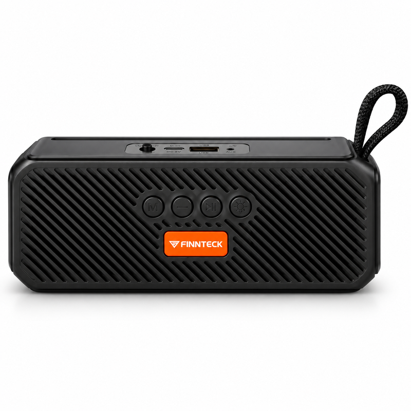 Finnteck CH-3205 8W Portable Bluetooth Speaker with LED Lights