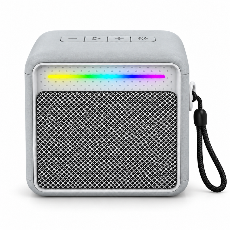 Finnteck CH-3043 8W Portable Bluetooth Speaker with LED Lights