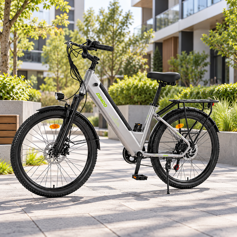 Dindo P6 Electric Bicycle – Silver