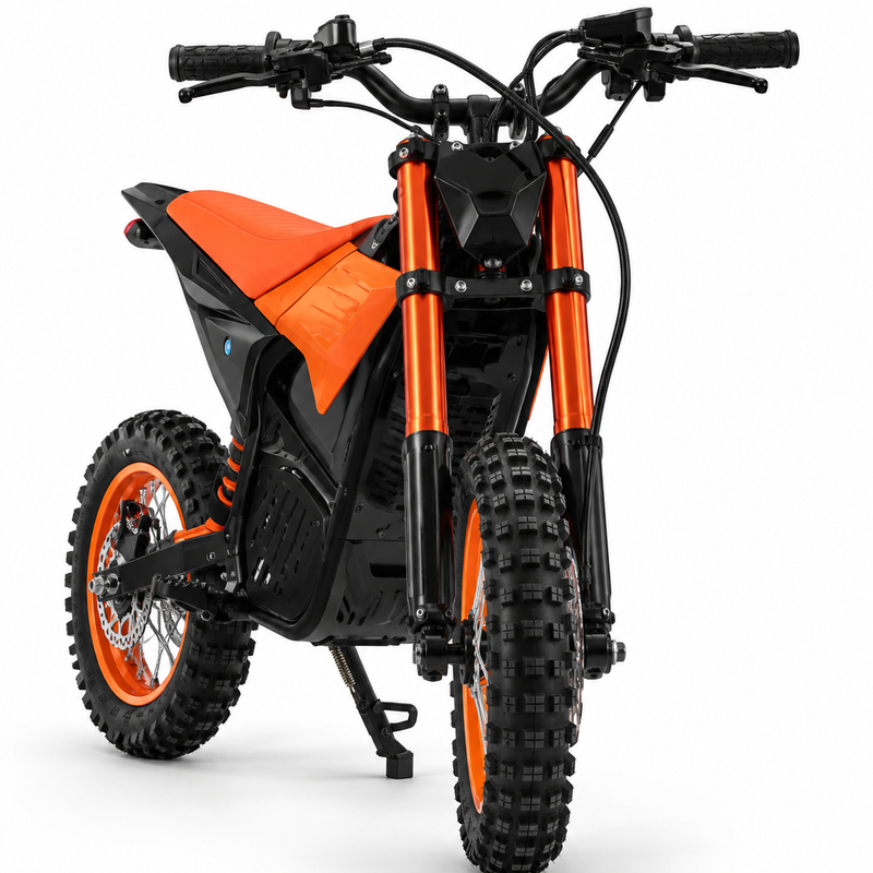 F3 Electric Dirt Bike – 14” Rear / 17” Front Wheel – Orange