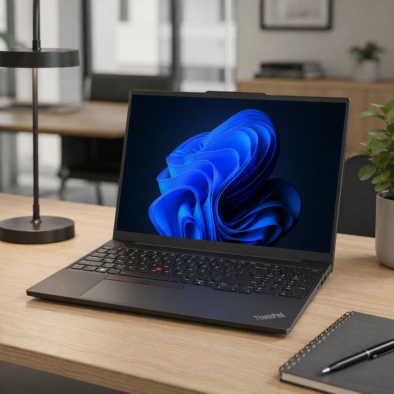 Lenovo ThinkPad E16 Gen 4 16-inch WUXGA Copilot+ Laptop – Intel Core Ultra 5 325, 16GB DDR5, 512GB NVMe SSD, Windows 11 Pro