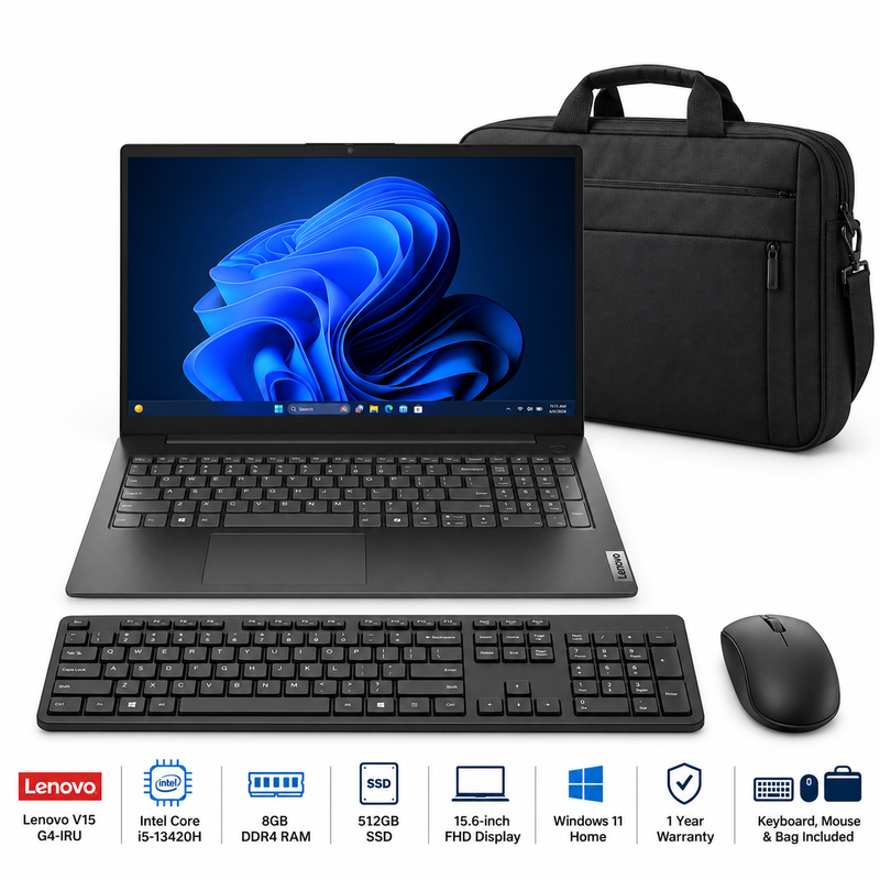 Lenovo V15 G4 IRU Core i5-13420H 8GB 512GB SSD 15.6” FHD Laptop