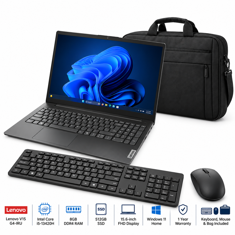Lenovo V15 G4 IRU Core i5-13420H 8GB 512GB SSD 15.6” FHD Laptop