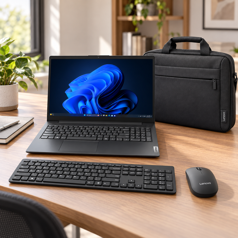 Lenovo V15-IRU Core i3-1315U 8GB 256GB SSD 15.6” FHD Laptop Bundle