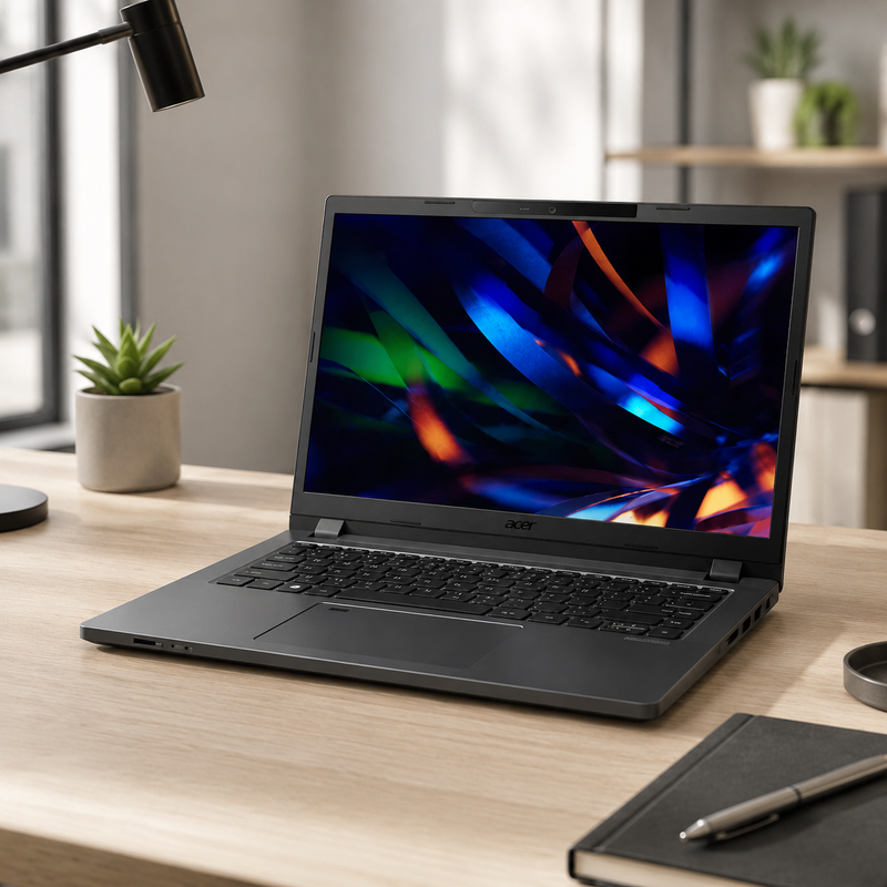 Acer TravelMate P2 14 TMP214-55-G2 14-inch WUXGA Business Laptop – Intel Core 7 150U, 16GB DDR5, 512GB NVMe SSD, Windows 11 Pro