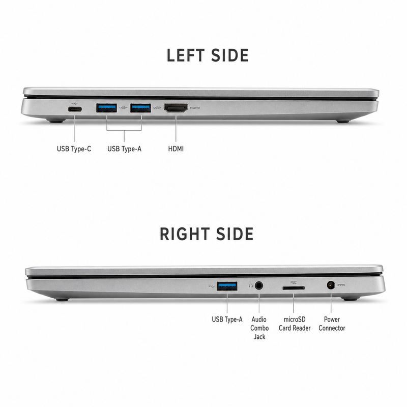 Acer Aspire Lite 14 – AMD Ryzen 3 5400U, 8GB RAM, 512GB SSD, 14-inch Full HD IPS, Windows 11 Home