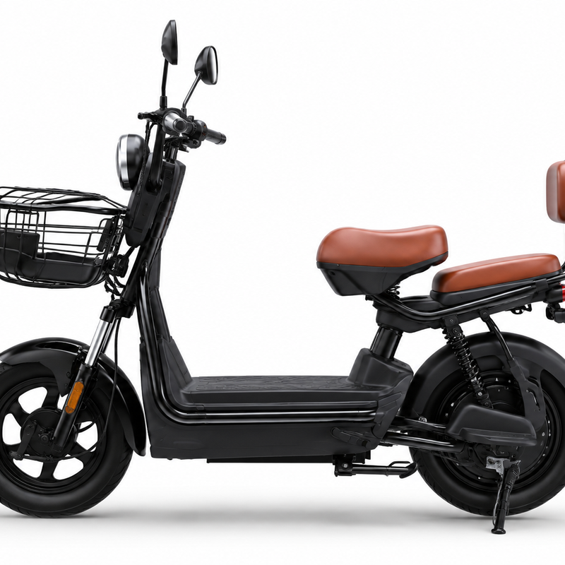 C2 Long-Range Seated Electric Scooter – 500W Motor, 48V/60V Battery
