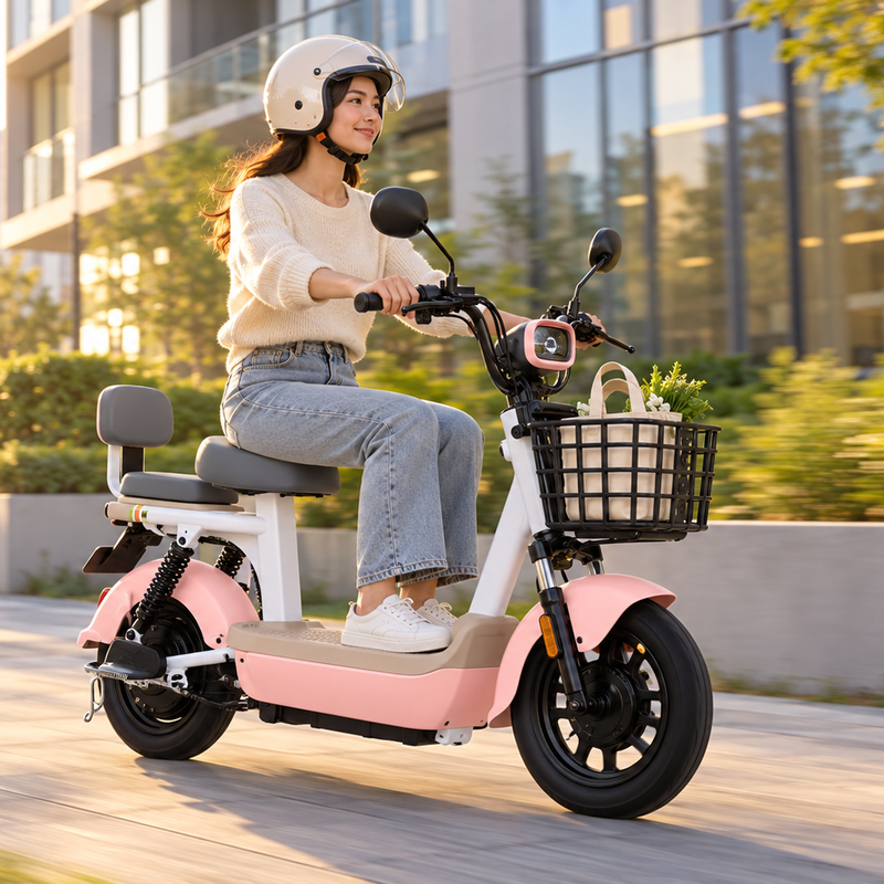 C4 Seated Electric Scooter – 500W Motor, 48V Battery