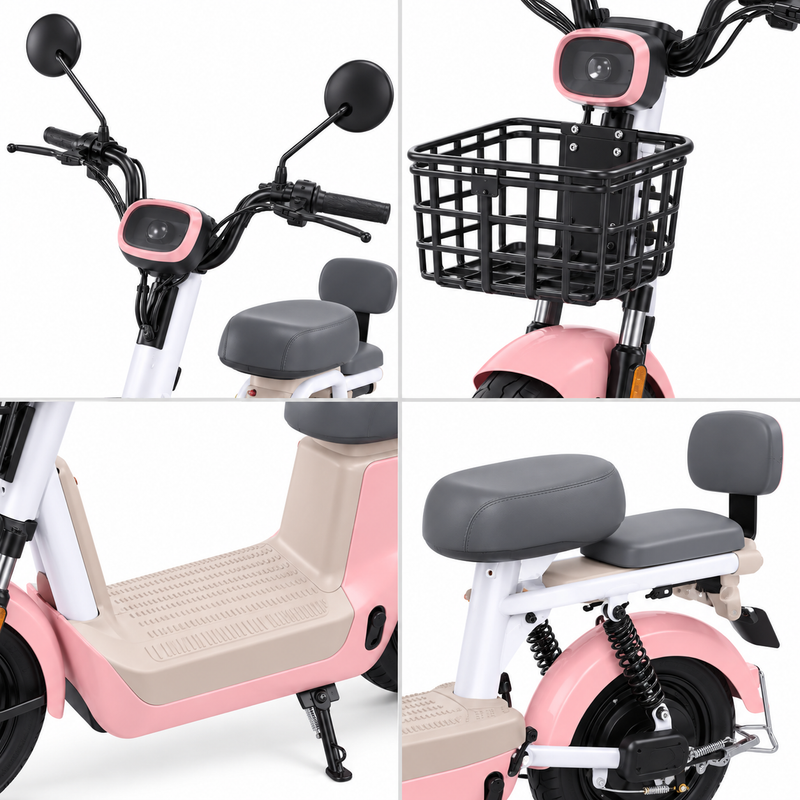 C4 Seated Electric Scooter – 500W Motor, 48V Battery
