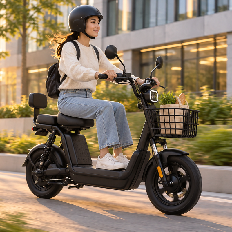 C7 Seated Electric Scooter – 500W Motor, 48V 20Ah Battery