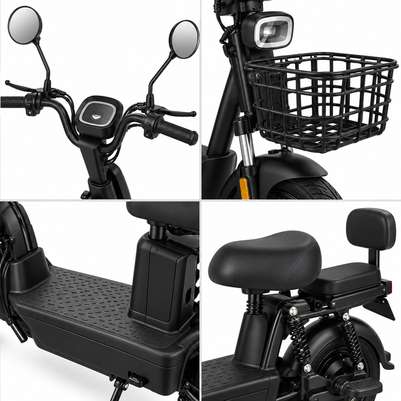 C7 Seated Electric Scooter – 500W Motor, 48V 20Ah Battery
