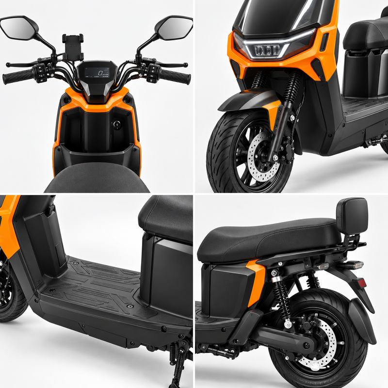 P1 Long-Range Electric Scooter – 1500W Motor, 60V/72V Battery